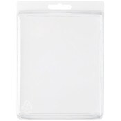 Collecting Warehouse Clear Plastic Clamshell Package / Storage Container, 5.44" H x 4.44" W x 1.5" D
