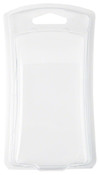 Collecting Warehouse Clear Plastic Clamshell Package / Storage Container, Curved Front, 5.06" H x 2.56" - 2.81" W x 1.18" D