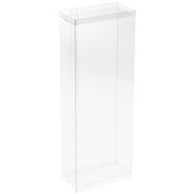 DollSafe Clear Folding Display Box for Large 11-12.5 inch Dolls and Action Figures, 5" W x 2.5" D x 13" H