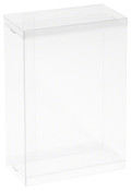 DollSafe Clear Folding Display Box for Large 5-6 inch Dolls and Action Figures, 5" W x 2.5" D x 6.5" H