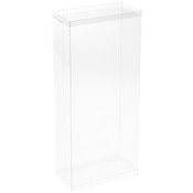 DollSafe Clear Folding Display Box for Extra Large 11-12.5 inch Dolls and Action Figures, 6" W x 3" D x 13" H