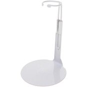 Kaiser 1001 White Adjustable Doll Stand, fits 3.5 to 5 inch Dolls or Action Figures, waist width adjusts from 0.625 to 0.75 inches
