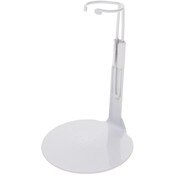 Kaiser 1001 White Adjustable Doll Stand, fits 3.5 to 5 inch Dolls or Action Figures, waist width adjusts from 0.625 to 0.75 inches