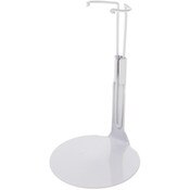 Kaiser 1101 White Adjustable Doll Stand, fits 5 to 6 inch Dolls, waist width adjusts from 0.75 to 1 inches