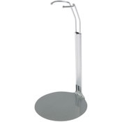 Plymor DSP-5125S Silver Adjustable Doll Stand, fits 10, 11, and 12 inch Slim Waist Dolls, Waist is 1.125" - 1.5" wide, 3.25" - 4" around