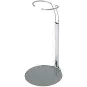 Plymor DSP-5175S Silver Adjustable Doll Stand, fits 10, 11, and 12 inch Dolls or Action Figures, Waist is 1.75" - 2.25" wide, 5" - 6" around
