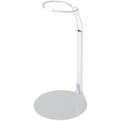 Plymor DSP-5175W White Adjustable Doll Stand, fits 10, 11, and 12 inch Dolls or Action Figures, Waist is 1.75" - 2.25" wide, 5" - 6" around
