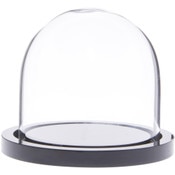 Glass Dome with Black Acrylic Base - 3" x 3"