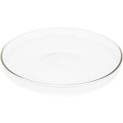 Plymor 4.5" x 4.5" Round Glass Display Tray