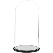 Glass Dome with Black Acrylic Base - 5.5" x 11"