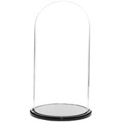 Glass Dome with Black Acrylic Base - 5.5" x 11"