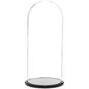 Glass Dome with Black Acrylic Base - 5.5" x 13"