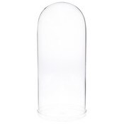 Plymor 5.5" x 13" Glass Display Dome Cloche (Clear Glass Tray Base)