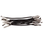 Elastic Doll Stabilizer, 2.5" Black, Pack of 10