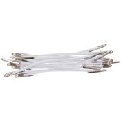 Elastic Doll Stabilizer, 2.5" White, Pack of 10