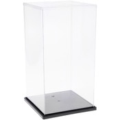 ExpoCase Plastic Folding Display Cover for Dolls, 10.5" W x 10.5" D x 20" H