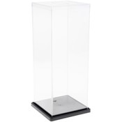 ExpoCase Plastic Folding Display Cover for Dolls, 6.625" W x 6.625" D x 17.375" H