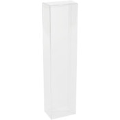 Redoll Doll Display Box - Clear Box Only, 3" W x 2" D x 12.5" H