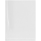 Plymor 3" x 4" (Pack of 100), 1.25 Mil Flat Open Clear Plastic Poly Bags
