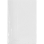 Plymor 4" x 6" (Pack of 100), 1.25 Mil Flat Open Clear Plastic Poly Bags