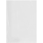 Plymor 5" x 7" (Pack of 100), 1.25 Mil Flat Open Clear Plastic Poly Bags