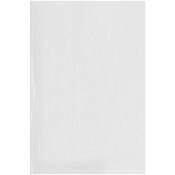 Plymor 8" x 12" (Pack of 100), 1.25 Mil Flat Open Clear Plastic Poly Bags