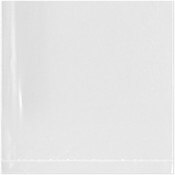 Plymor 3" x 3" (Pack of 100), 1.5 Mil Flat Open Clear Plastic Poly Bags
