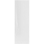Plymor 2" x 6" (Pack of 100), 2 Mil Flat Open Clear Plastic Poly Bags
