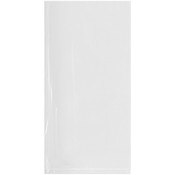 Plymor 4" x 8" (Pack of 100), 2 Mil Flat Open Clear Plastic Poly Bags