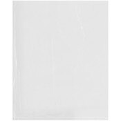 Plymor 8" x 10" (Pack of 100), 2 Mil Flat Open Clear Plastic Poly Bags
