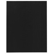 Plymor 12" x 15" (Pack of 100), Black 2 Mil Flat Open Plastic Poly Bags