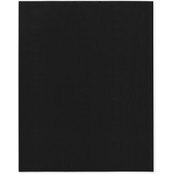 Plymor 8" x 10" (Pack of 100), Black 2 Mil Flat Open Plastic Poly Bags