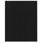 Plymor 8" x 10" (Pack of 100), Black 2 Mil Flat Open Plastic Poly Bags