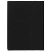 Plymor 9" x 12" (Pack of 100), Black 2 Mil Flat Open Plastic Poly Bags