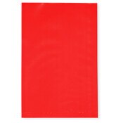 Plymor 4" x 6" (Pack of 100), Red 2 Mil Flat Open Plastic Poly Bags
