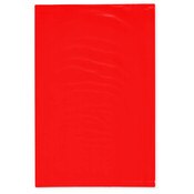 Plymor 6" x 9" (Pack of 100), Red 2 Mil Flat Open Plastic Poly Bags