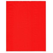Plymor 8" x 10" (Pack of 100), Red 2 Mil Flat Open Plastic Poly Bags