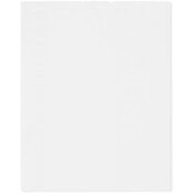 Plymor 8" x 10" (Pack of 100), White 2 Mil Flat Open Plastic Poly Bags