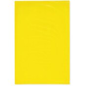 Plymor 6" x 9" (Pack of 100), Yellow 2 Mil Flat Open Plastic Poly Bags