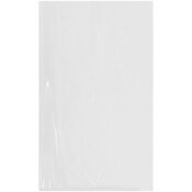 Plymor 24" x 40" (Pack of 100), 4 Mil Flat Open Clear Plastic Poly Bags