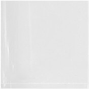 Plymor 4" x 4" (Pack of 100), 4 Mil Flat Open Clear Plastic Poly Bags