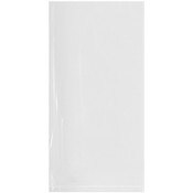 Plymor 4" x 8" (Pack of 100), 4 Mil Flat Open Clear Plastic Poly Bags
