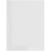 Plymor 6" x 8" (Pack of 100), 6 Mil Flat Open Clear Plastic Poly Bags