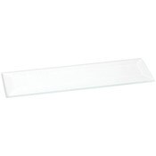 Plymor 1" x 4" Rectangle, 3mm Thick Beveled Clear Glass