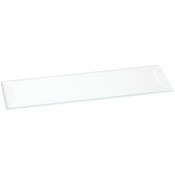 Plymor 1" x 4" Rectangle, 3mm Thick Beveled Clear Glass