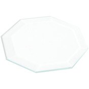 Plymor 2.5" Octagon, 3mm Thick Beveled Clear Glass