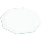 Plymor 2.5" Octagon, 3mm Thick Beveled Clear Glass