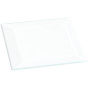 Plymor 2" Square, 3mm Thick Beveled Clear Glass