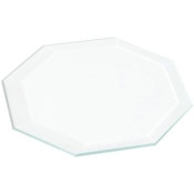 Plymor 3" Octagon, 3mm Thick Beveled Clear Glass