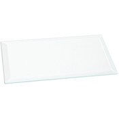 Plymor 3" x 5" Rectangle, 3mm Thick Beveled Clear Glass